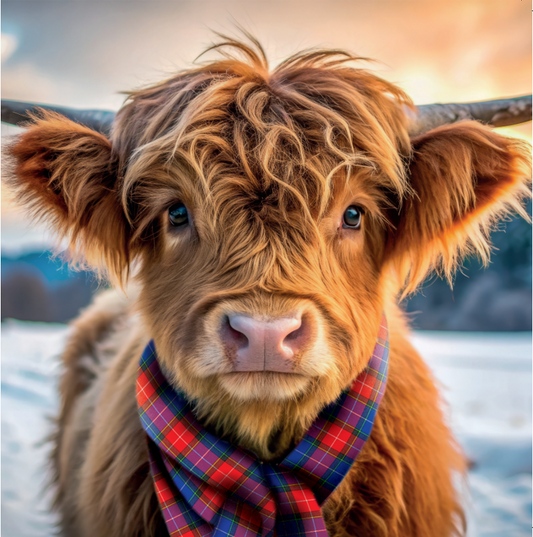Christmas Cards - Christmas Highland, pack of 10
