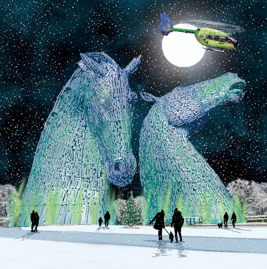 Christmas Cards - The Kelpies, pack of 10