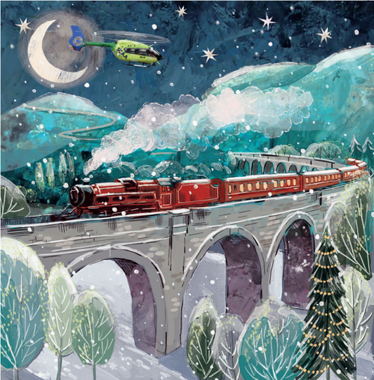 Christmas Cards - Santa Express, pack of 10