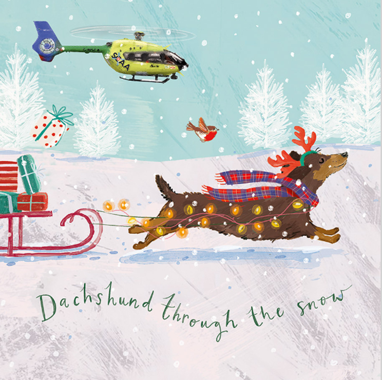 Christmas Cards - Dachshund, pack of 10