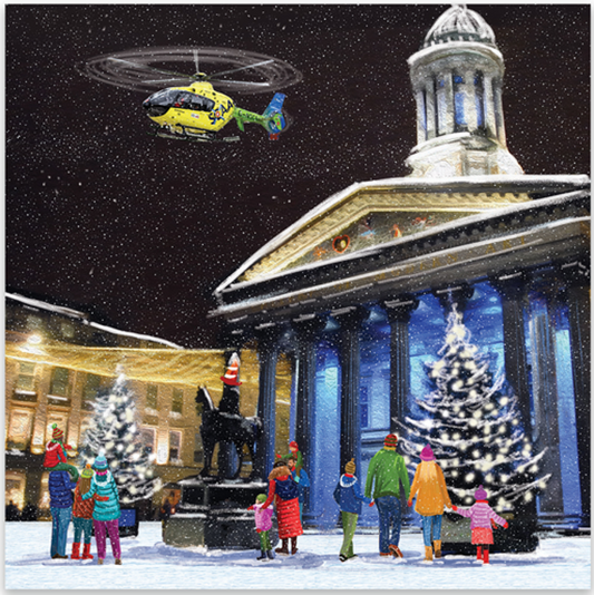 Christmas Cards - Winter in Glasgow, pack of 10